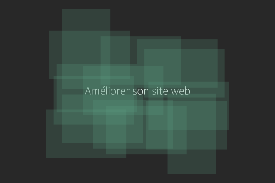 Améliorer un site web